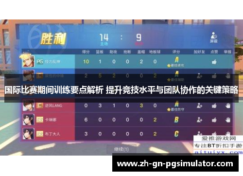 国际比赛期间训练要点解析 提升竞技水平与团队协作的关键策略